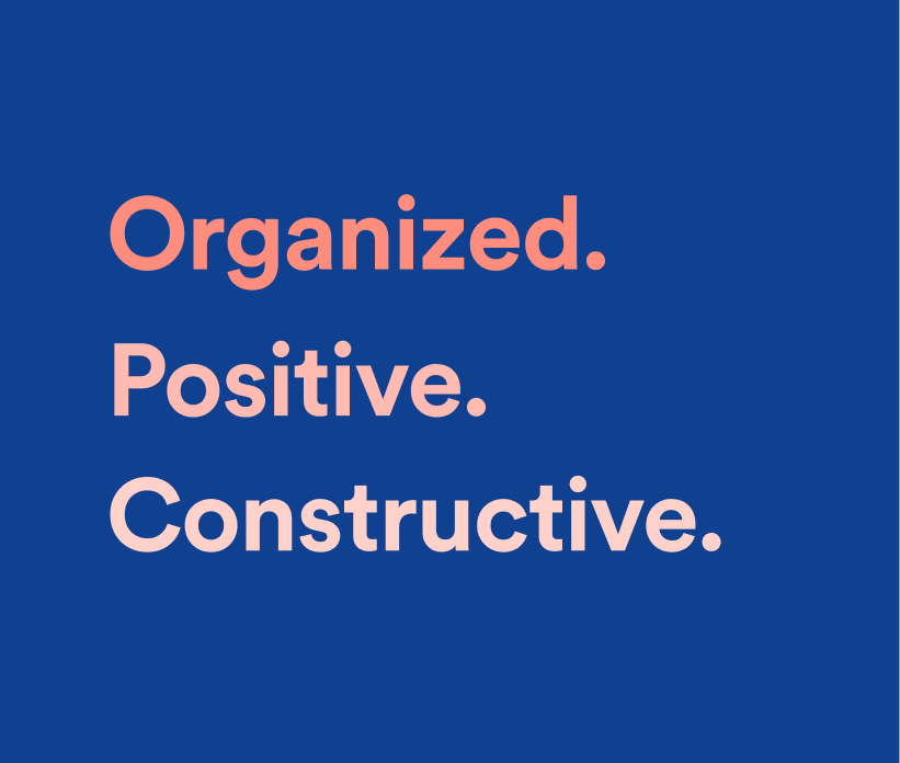 Design crit ceremony visuals and tools