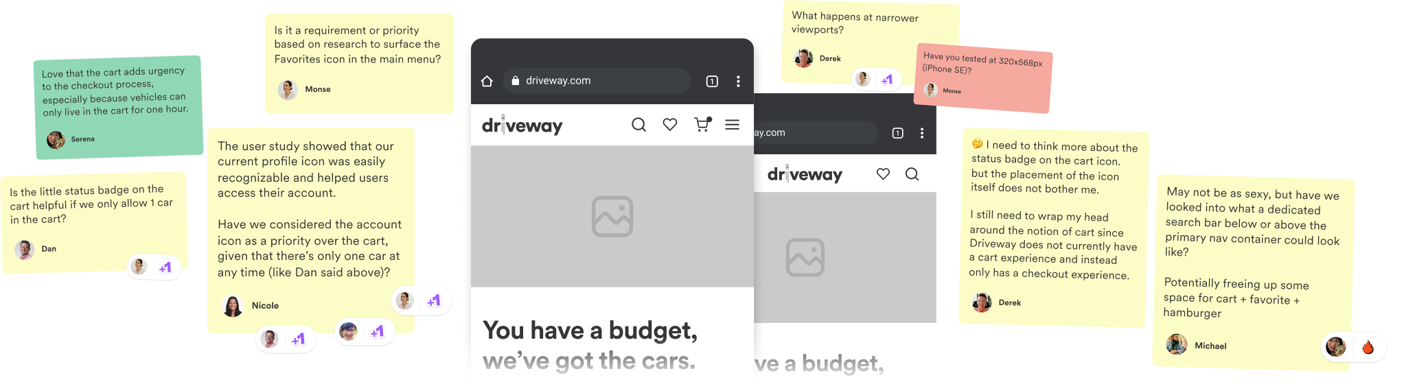 Design crit ceremony comments