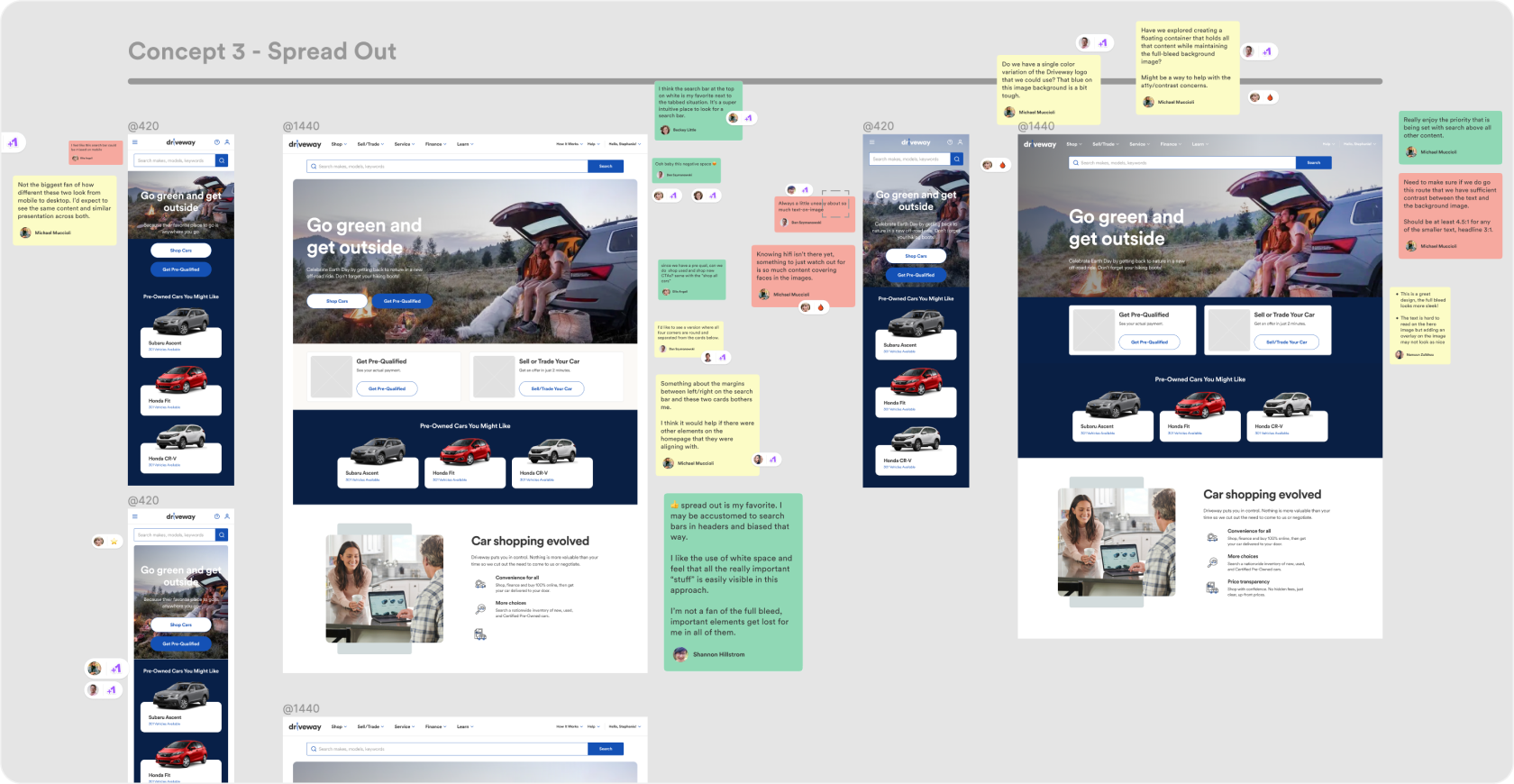 Design crit ceremony visuals and tools